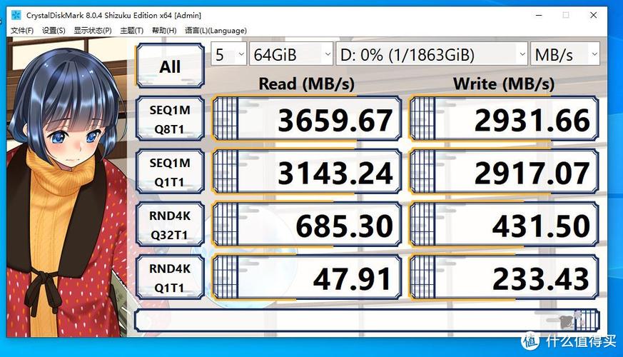crystaldiskmark测试参数