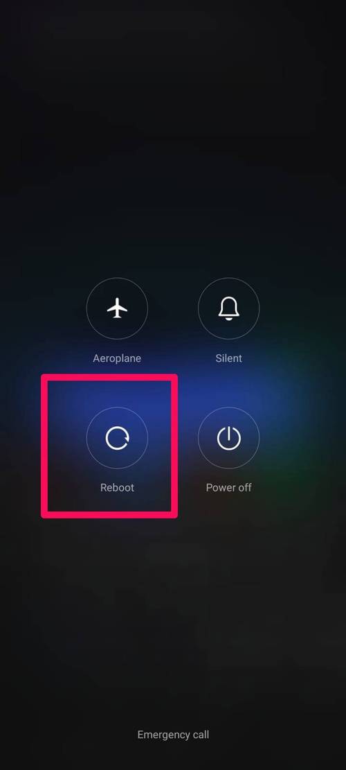android reboot 参数