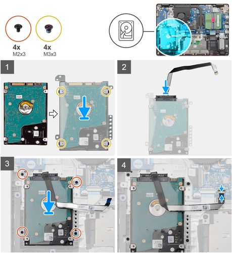 dell vostro3400 拆机