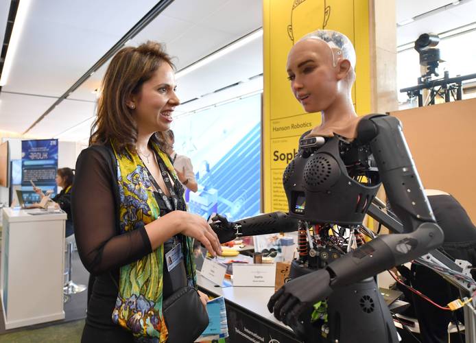 人工智能机器人sophia