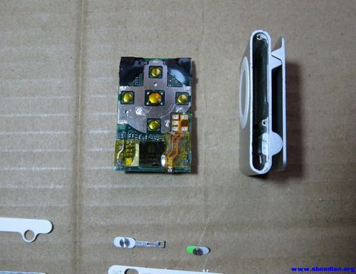 ipod shuffle5 拆机