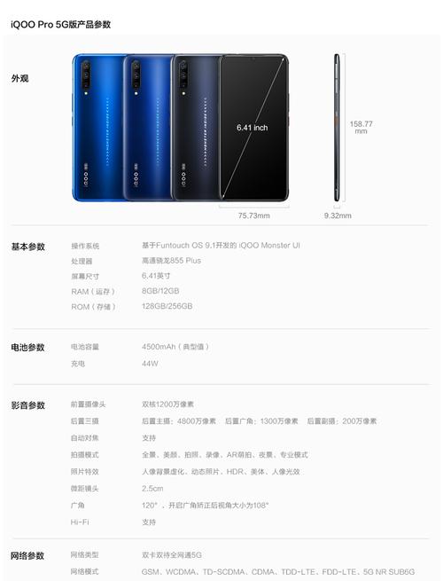 vivo iqoo pro参数
