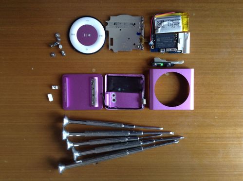 ipod shuffle2 拆机