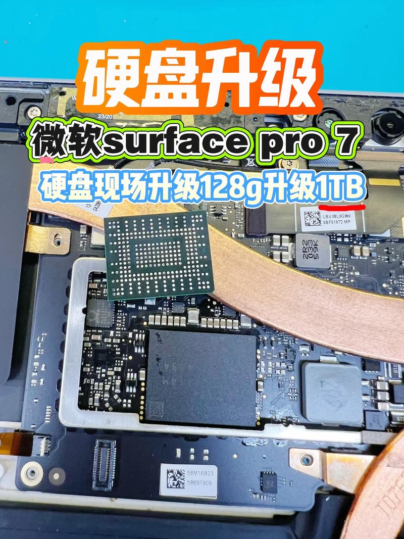 surface pro拆机换硬盘