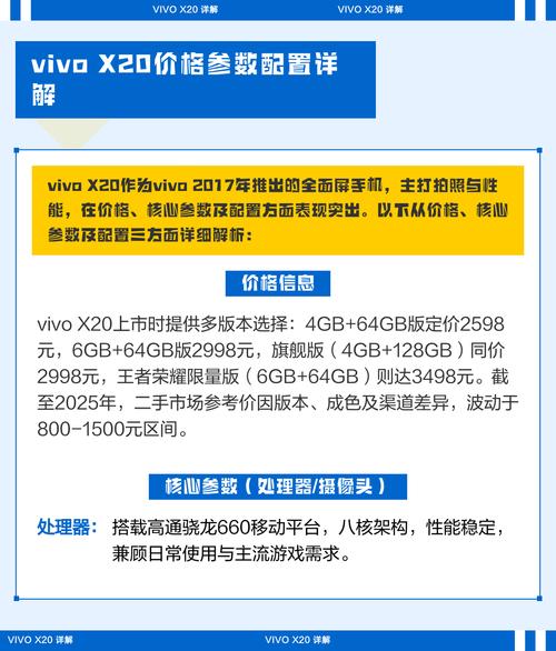 vivox20大小参数详细参数
