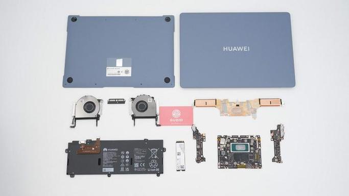 华为matebook平板电脑拆机