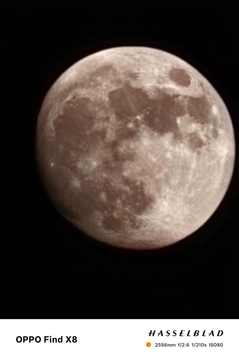 oppofindx拍月亮参数