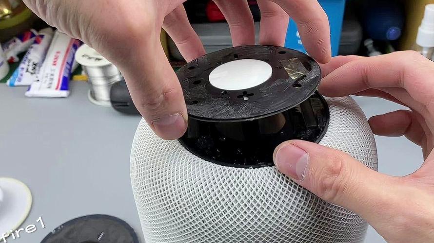 苹果音箱homepod拆机喇叭