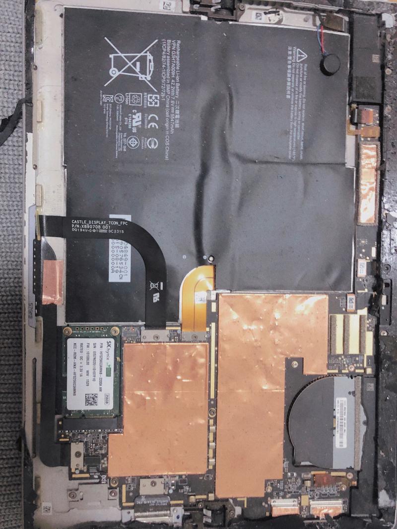 拆解surfacepro4拆机