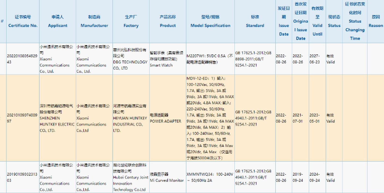 小米智能手表3c参数详细参数