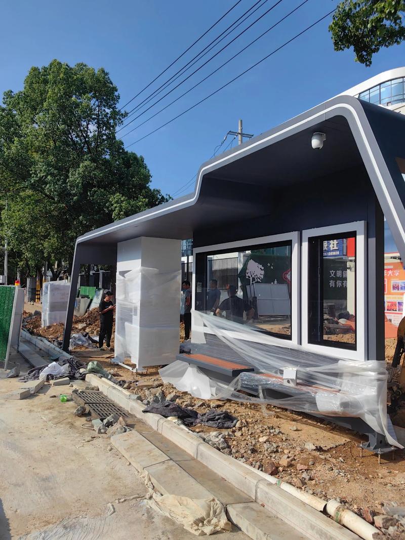 新加坡的智能公交车站