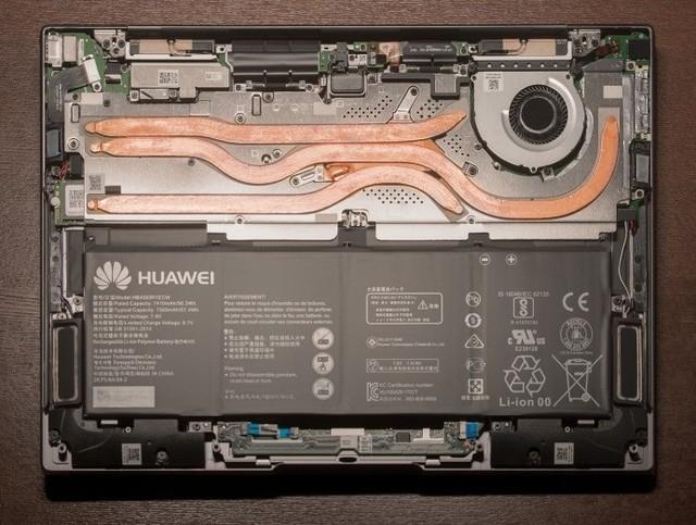 华为matebookx拆机评测