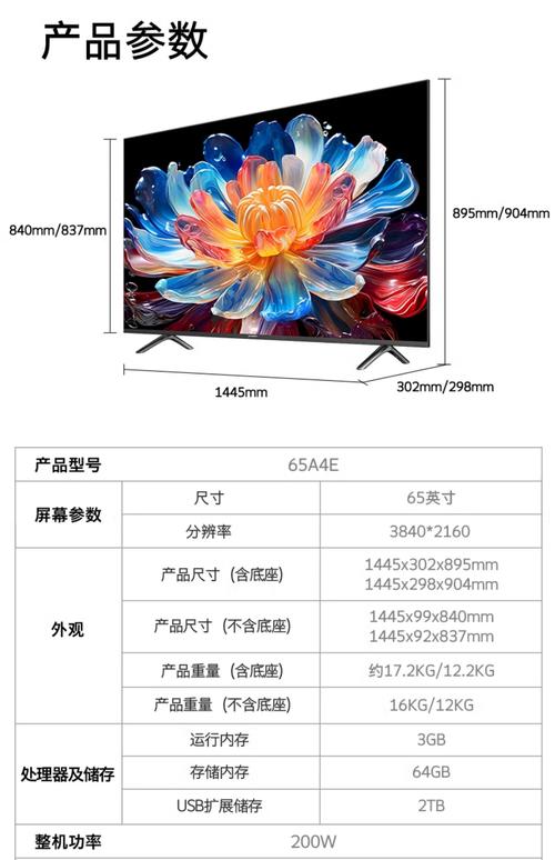 创维55e6200 硬件参数