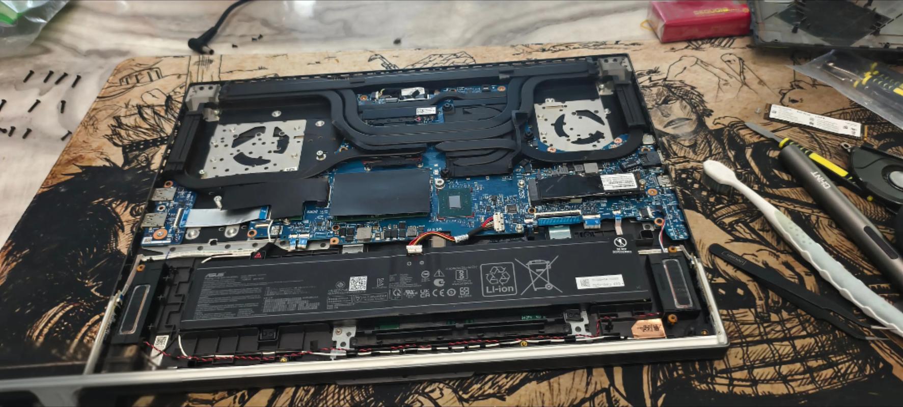 华硕eeepc1011px拆机