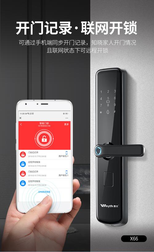 手机APP智能防盗门